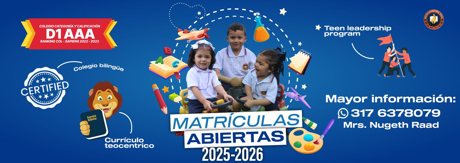 MATRICULAS ABIERTAS BANNER